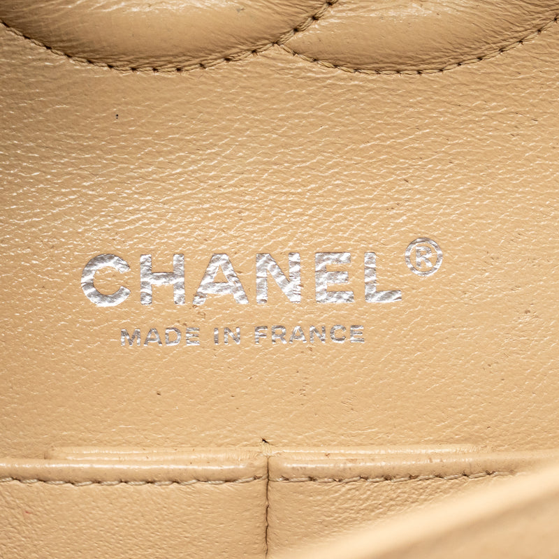 Chanel Medium Classic Double Flap Bag Caviar Beige SHW