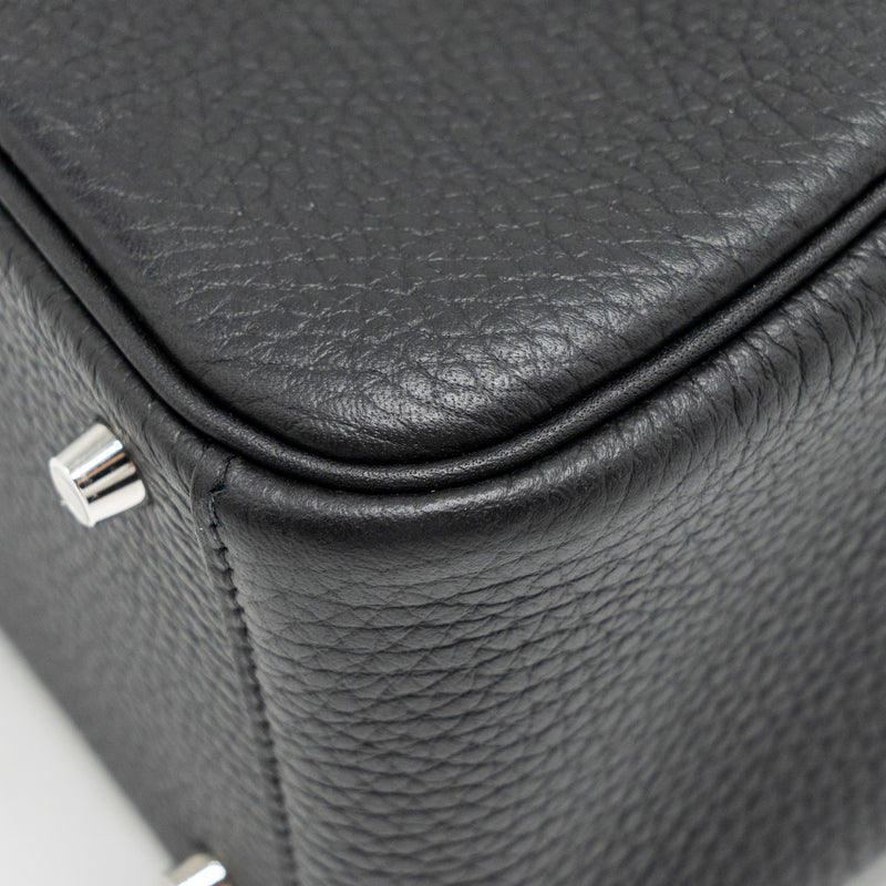 Hermes Mini Lindy II Clemence Black SHW Stamp K