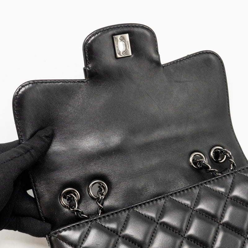 Chanel Coco Loop Single Flap Bag Lambskin Black SHW
