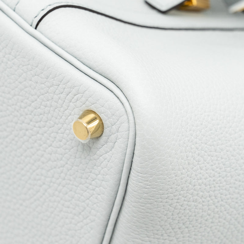 HERMES Picotin 18 Clemence Blue Pale GHW Stamp B