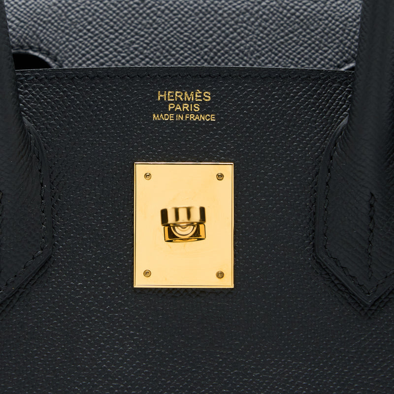 Hermes Birkin 30 Epsom Black GHW Stamp C