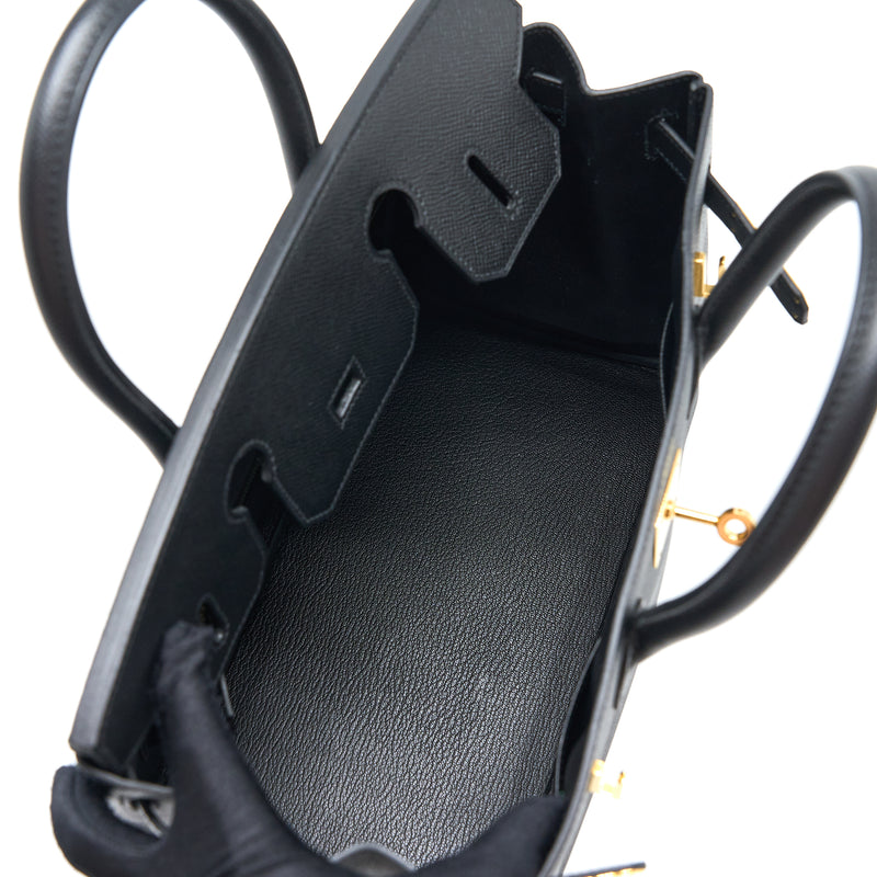 Hermes Birkin 30 Epsom Black GHW Stamp C