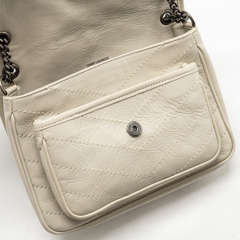 Saint Laurent / YSL Niki Baby calfskin cream SHW