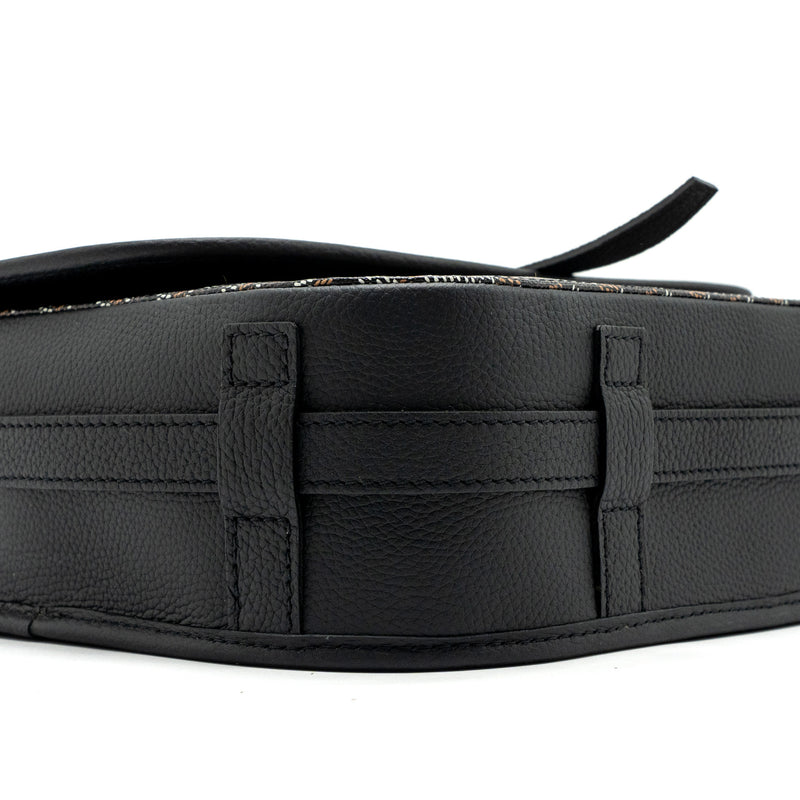 Goyard Belvedere MM messanger bag goyardline canvas / calfskin black SHW
