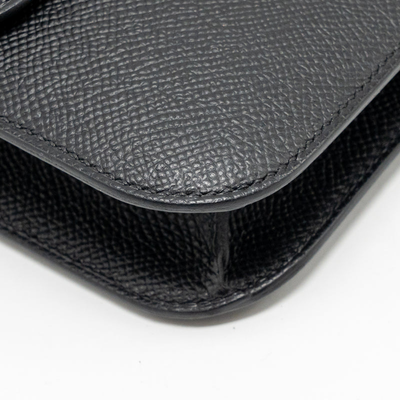 Hermes Constance Elan Epsom Black SHW Stamp K