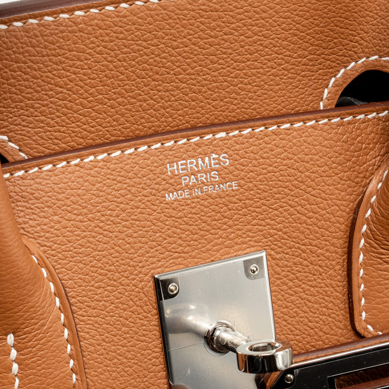 Hermes Birkin Shoulder 29 Evercolor Gold SHW Stamp W