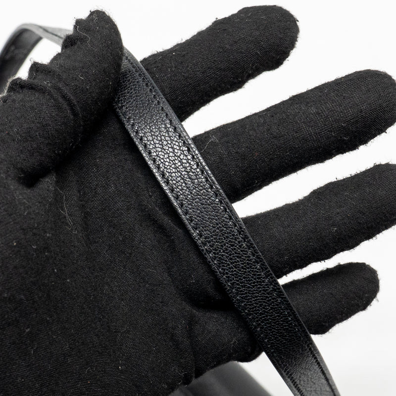 Hermes Kelly Elan Chèvre Chamkila Black SHW Stamp B