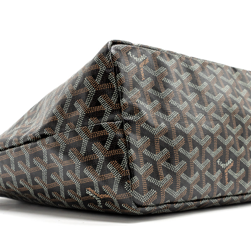 Goyard Saint Louis pm tote bag Goyardline canvas / leather black SHW