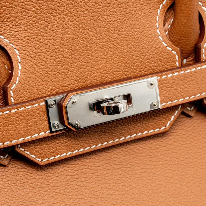 Hermes Birkin Shoulder 29 Evercolor Gold SHW Stamp W