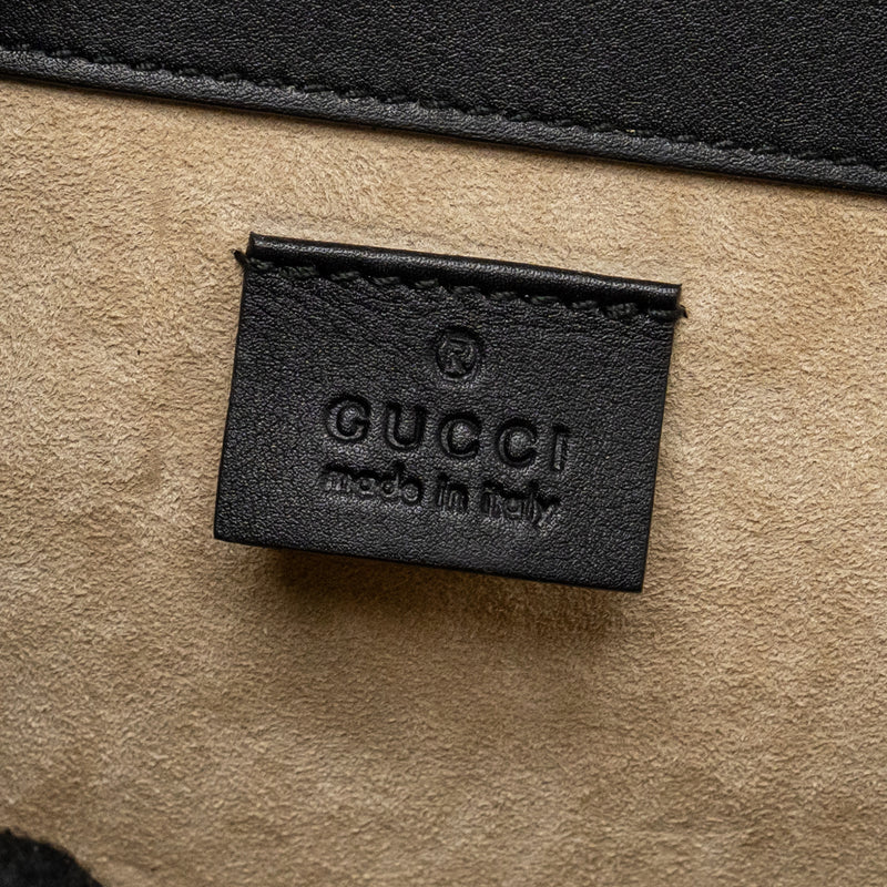 Gucci Small Elephant Embroidered Dionysus Shoulder Bag GG Supreme Canvas/Leather Beige/Multicolour SHW