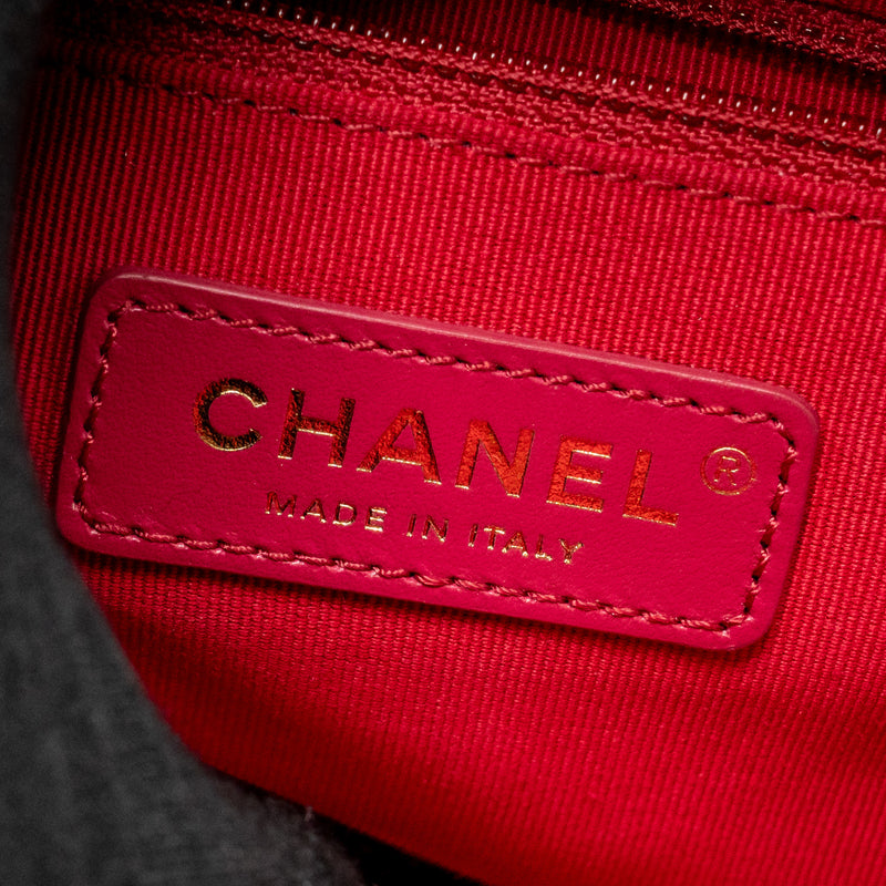Chanel Quilted Flap Backpack Caviar Black GHW (Microchip)