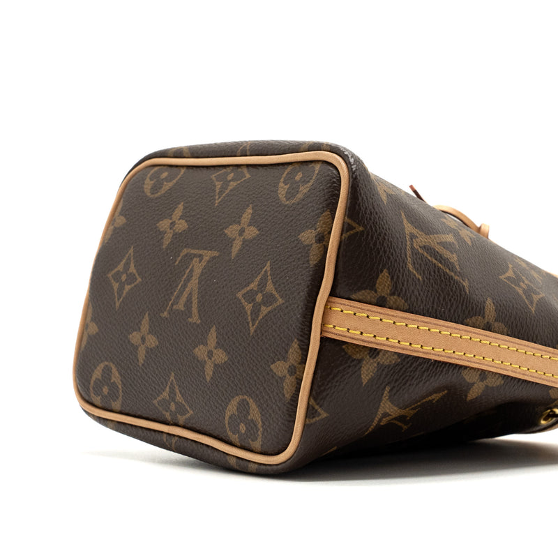 Louis Vuitton Nano Noe Monogram Canvas GHW