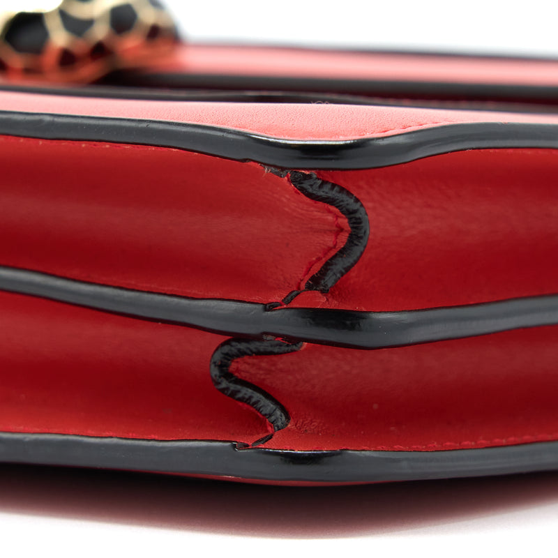Bvlgari Serpenti Forever Shoulder Bag Calfskin Red LGHW