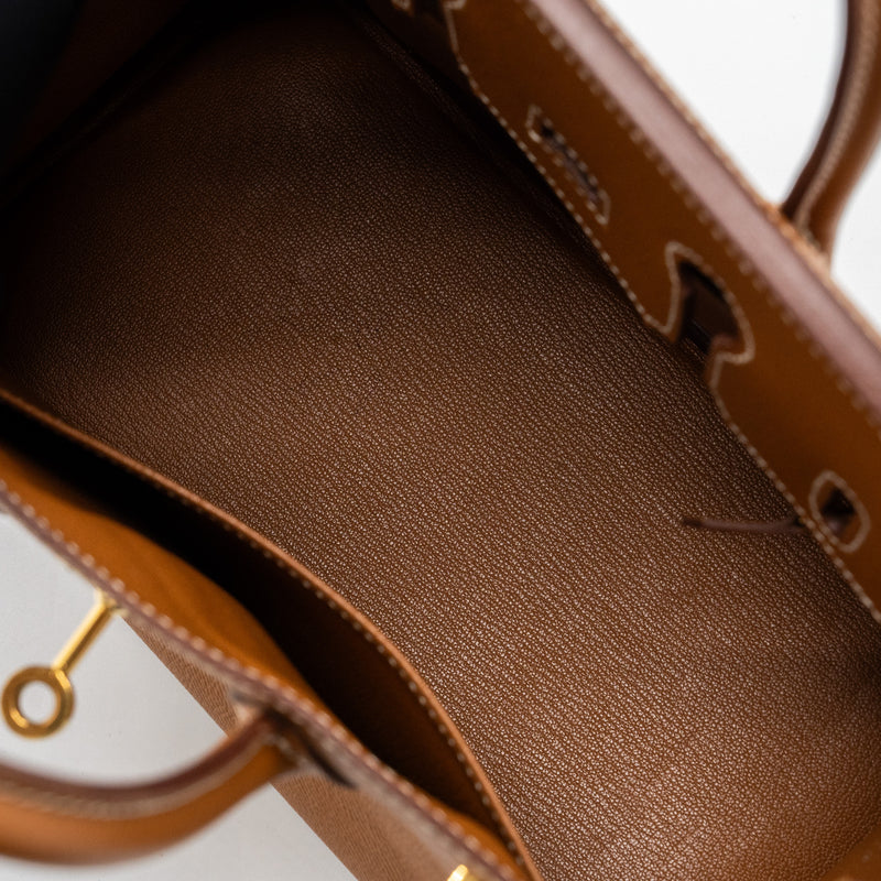 Hermes birkin 25 epsom gold GHW stamp square N