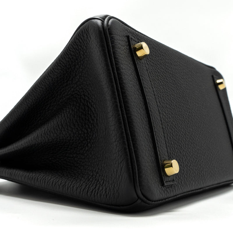 Hermes Birkin 25 Togo Black GHW Stamp Y