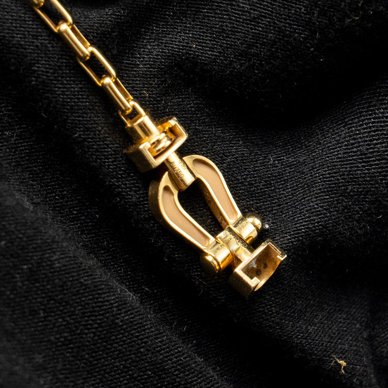 Fred Force 10 Buckle Medium Model Yellow Gold, Diamonds with 3 Size 14 Bracelets (Sell in Set)