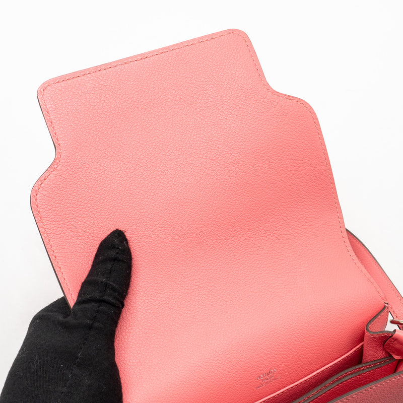 Hermes Mini Roulis evercolor rose azalee SHW stamp C