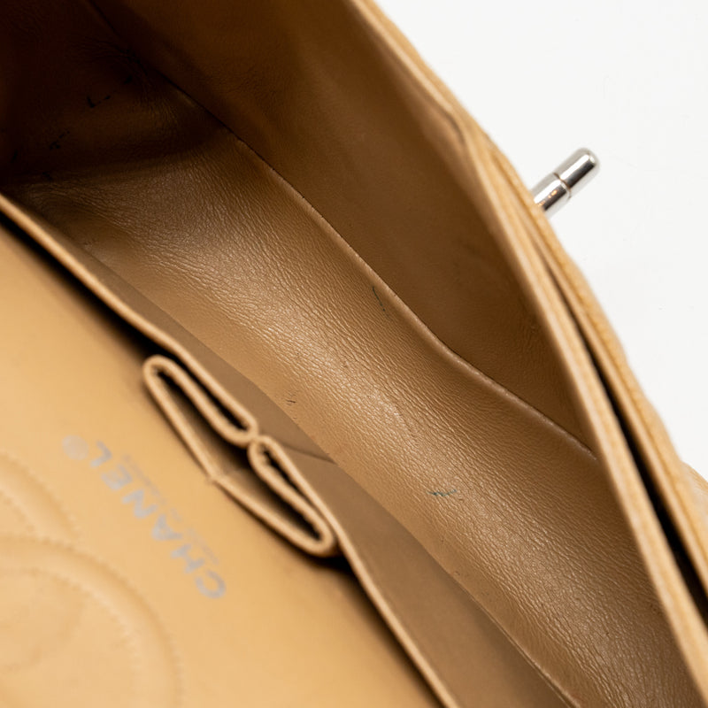 Chanel Small Classic Double Flap Bag Caviar Beige LGHW