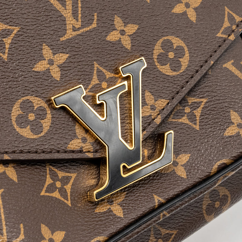 Louis Vuitton Passy Monogram Canvas Black/Gold Hardware