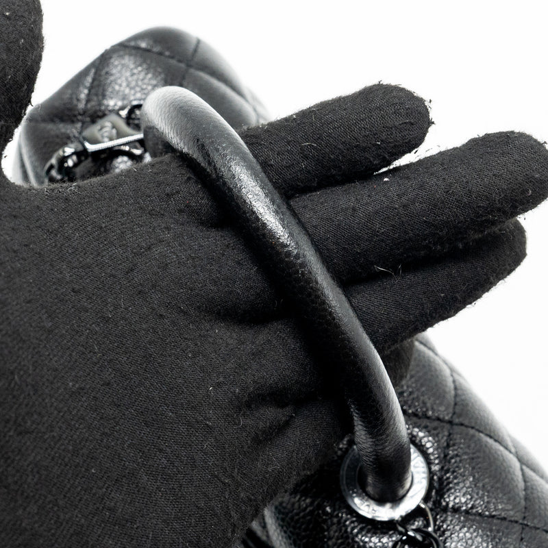 Chanel Small Coco Handle Caviar So Black / Black Hardware