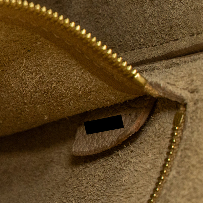 Celine Sangle Bucket Bag Calfskin Beige GHW
