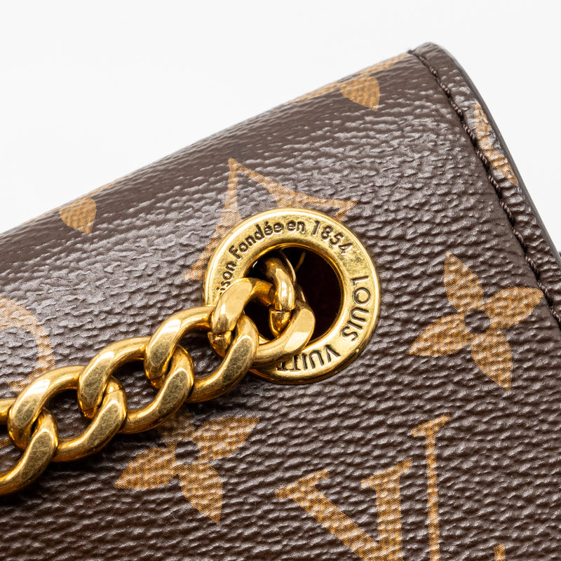 Louis Vuitton Passy Monogram Canvas Black/Gold Hardware