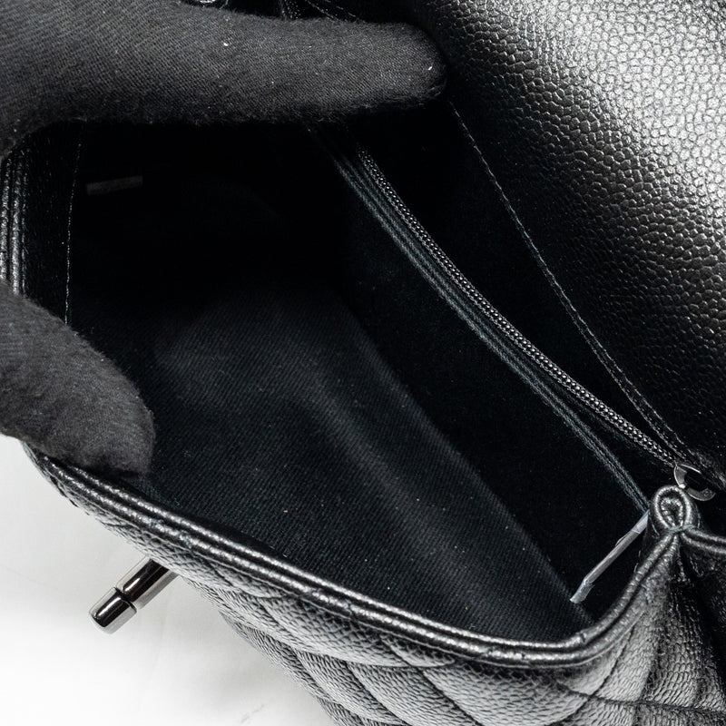 Chanel Small Coco Handle Caviar So Black / Black Hardware