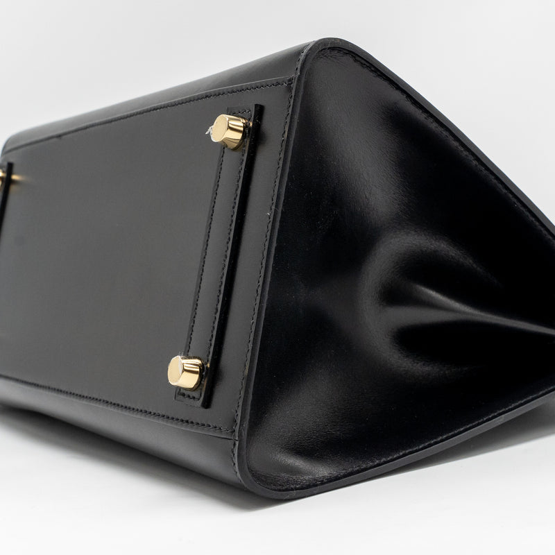 Hermes Birkin 30 Box Black GHW Stamp B