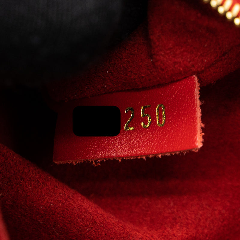 Louis Vuitton Limited Edition Rouge Micro Pochette Monogram Jacquard Denim Blue GHW