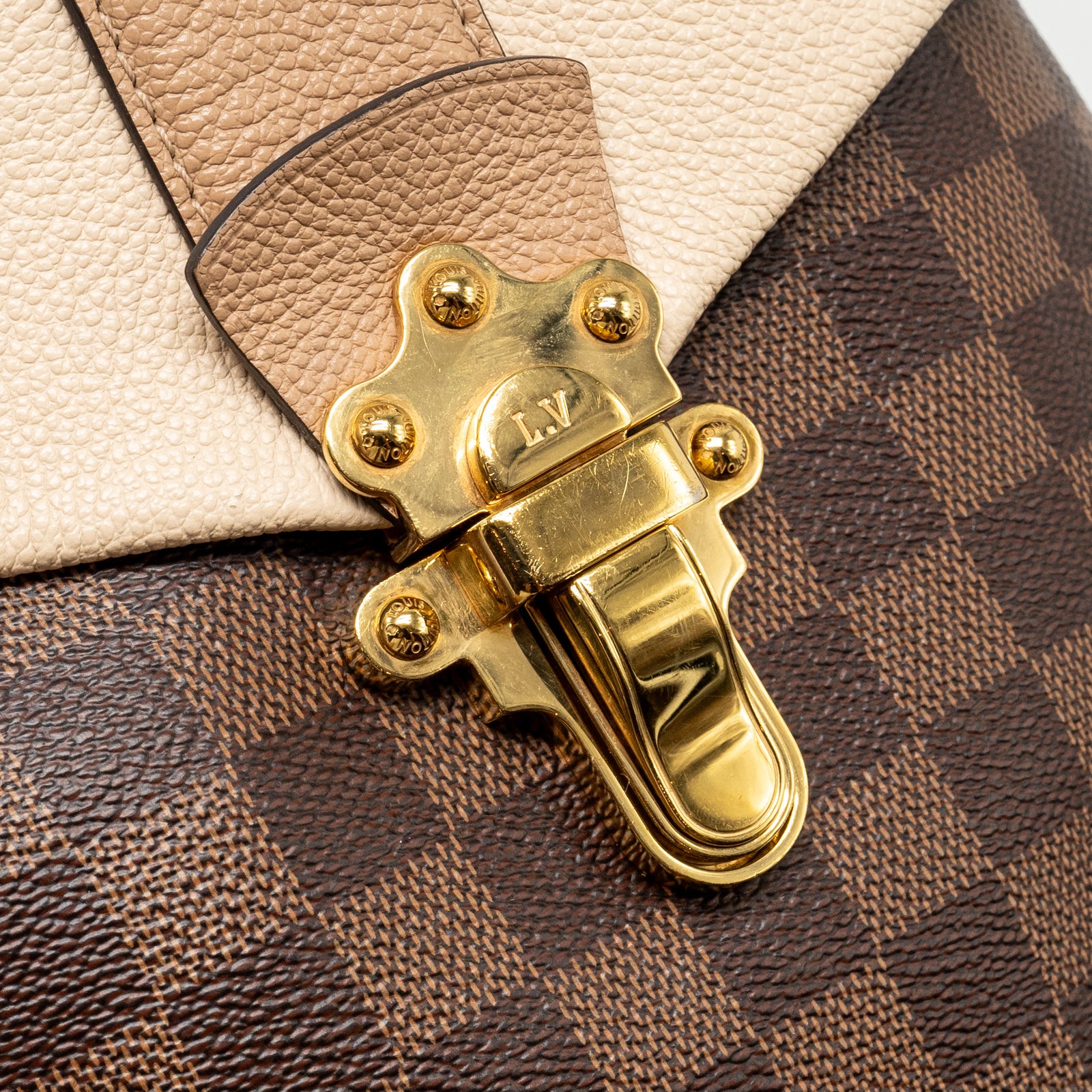 louis vuitton clapton backpack Louis Vuitton Clapton Backpack Damier Ebene/Light Pink GHW