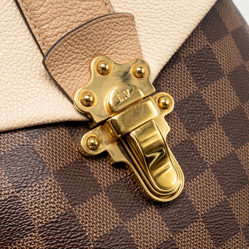 louis vuitton clapton backpack damier ebene Louis Vuitton Clapton Backpack Damier Ebene/Light Pink GHW