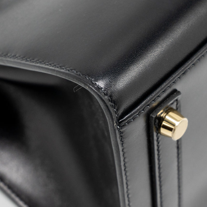 Hermes Birkin 30 Box Black GHW Stamp B