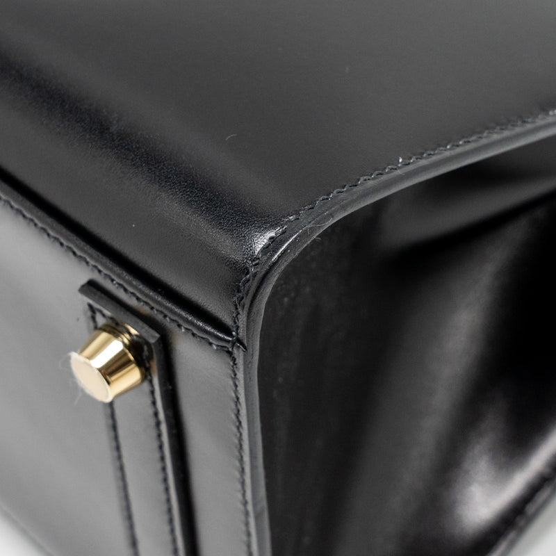 Hermes Birkin 30 Box Black GHW Stamp B
