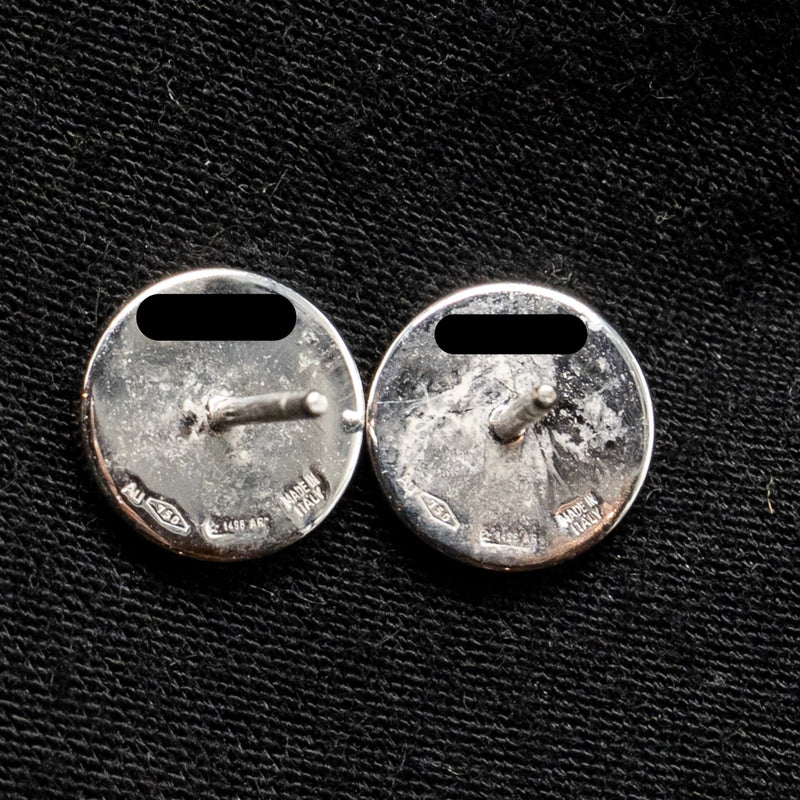 Bvlgari Bvlgari single earrings 18k white gold / onyx (sell in a pair)