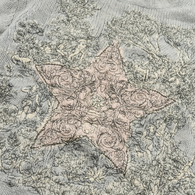 Dior Size 36 Chez Mio Sweater Cashmere Grey