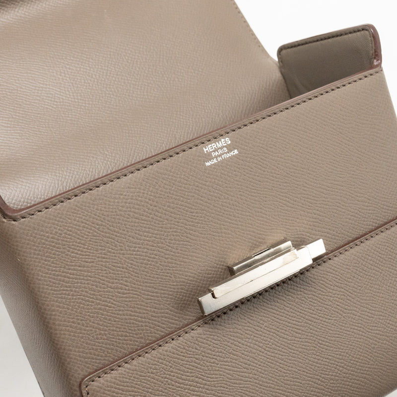 Hermes Cinhetic box bag epsom gris etain SHW stamp D
