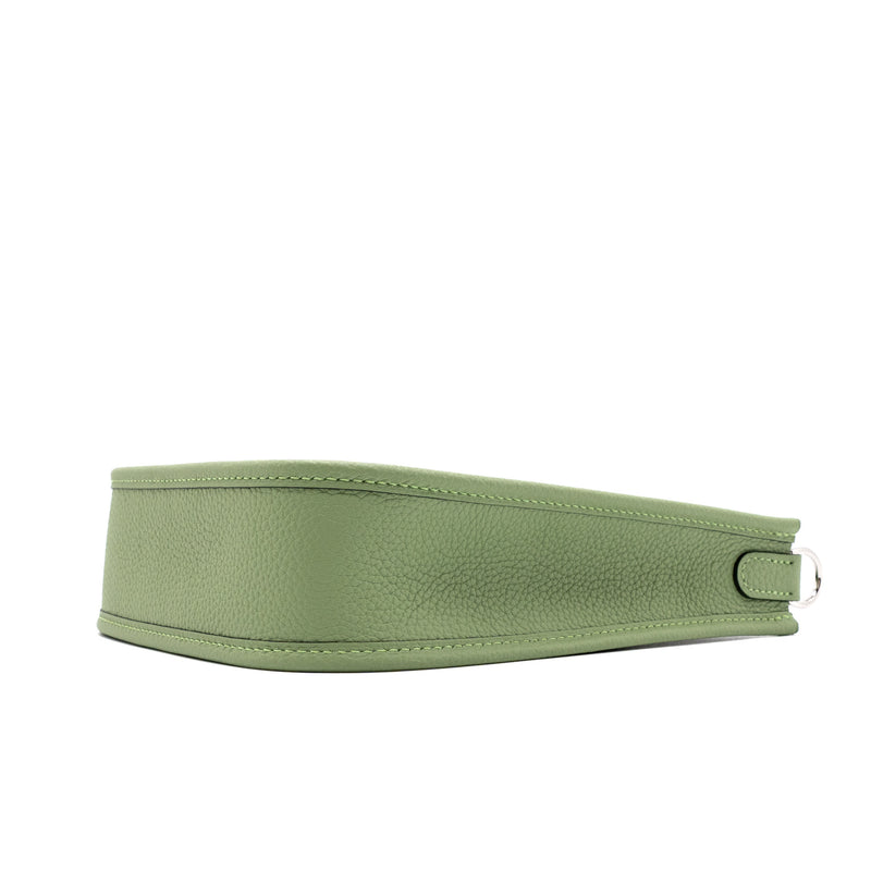 Hermes Mini Evelyn Clemence Vert Criquet SHW Stamp B