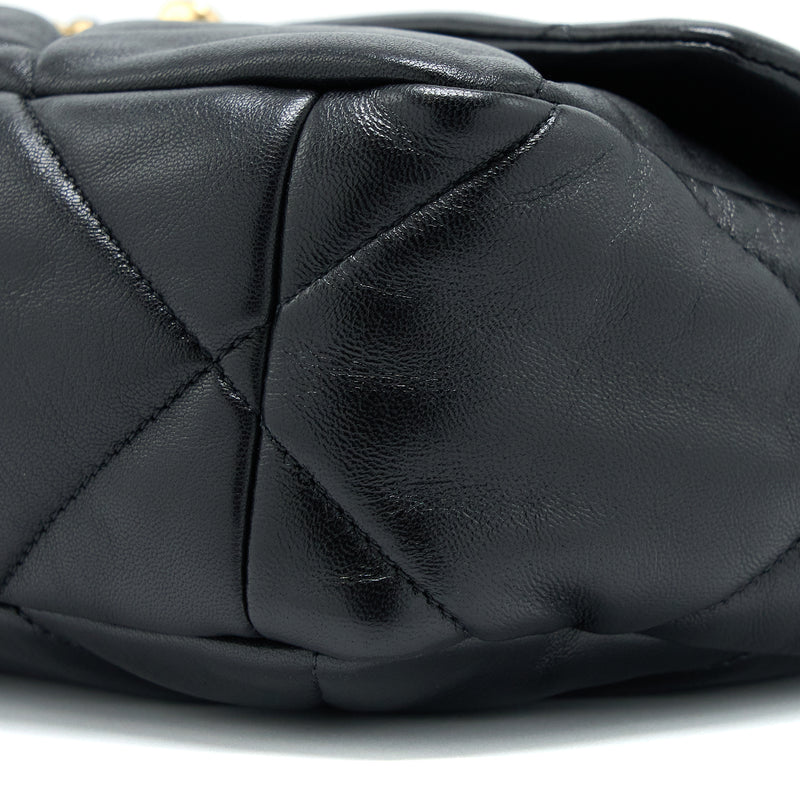 Chanel Medium 19 Bag Lambskin Black Multicolour Hardware