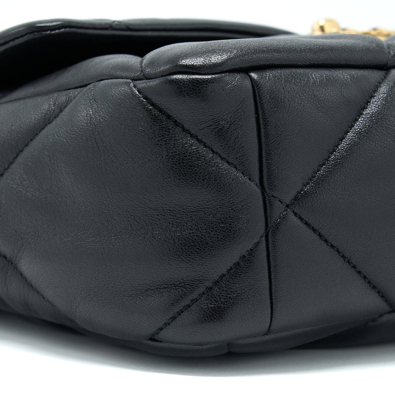 Chanel Medium 19 Bag Lambskin Black Multicolour Hardware