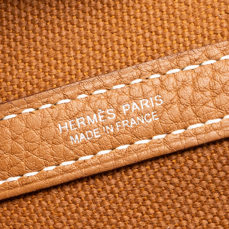 Hermes Garden Party 49 Canvas/Negonda Gold SHW Stamp B