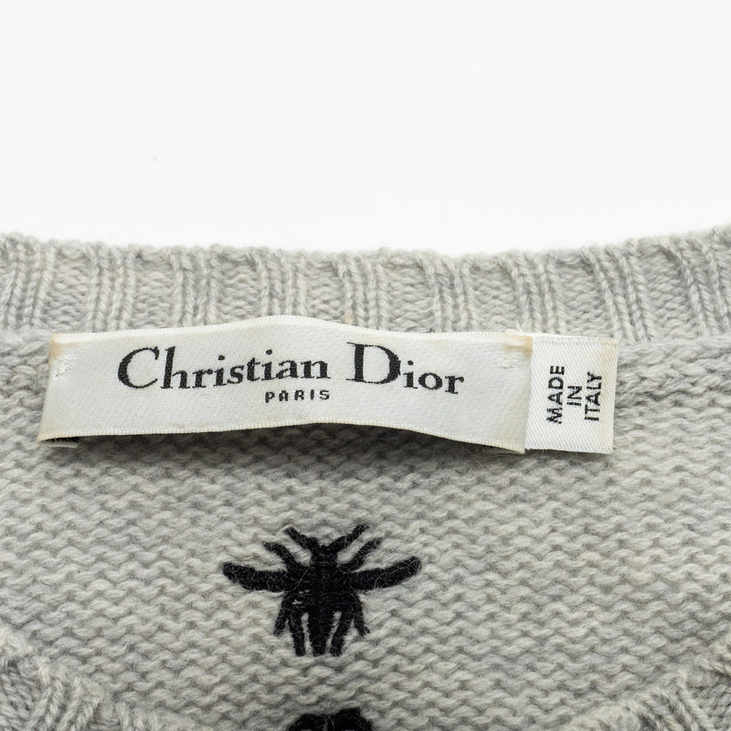 Dior Size 36 Chez Mio Sweater Cashmere Grey