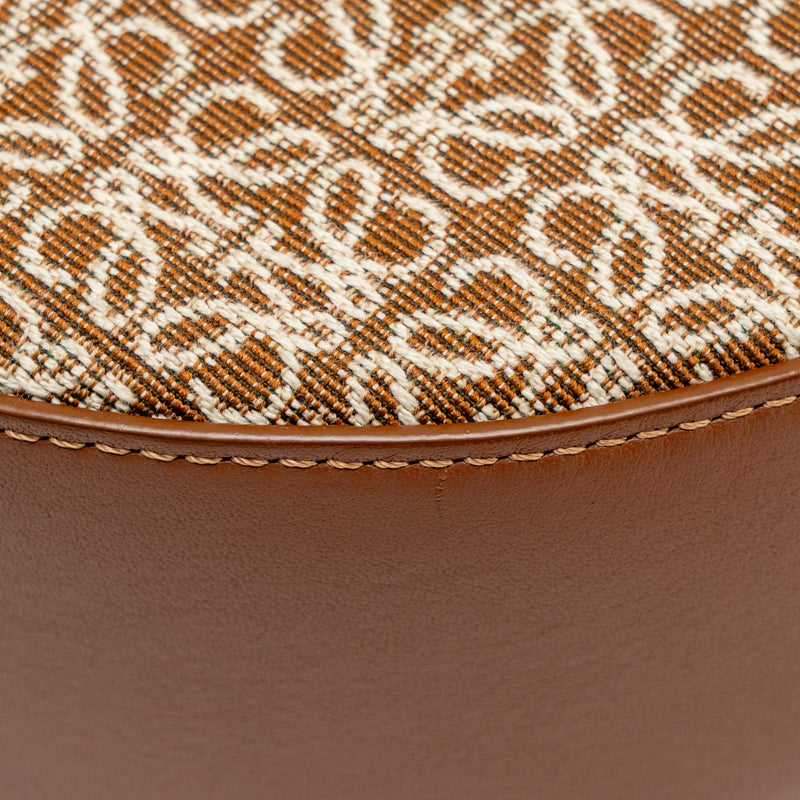 Loewe Medium Luna Bag Anagram Jacquard Canvas/Calfskin Tan/Pecan GHW