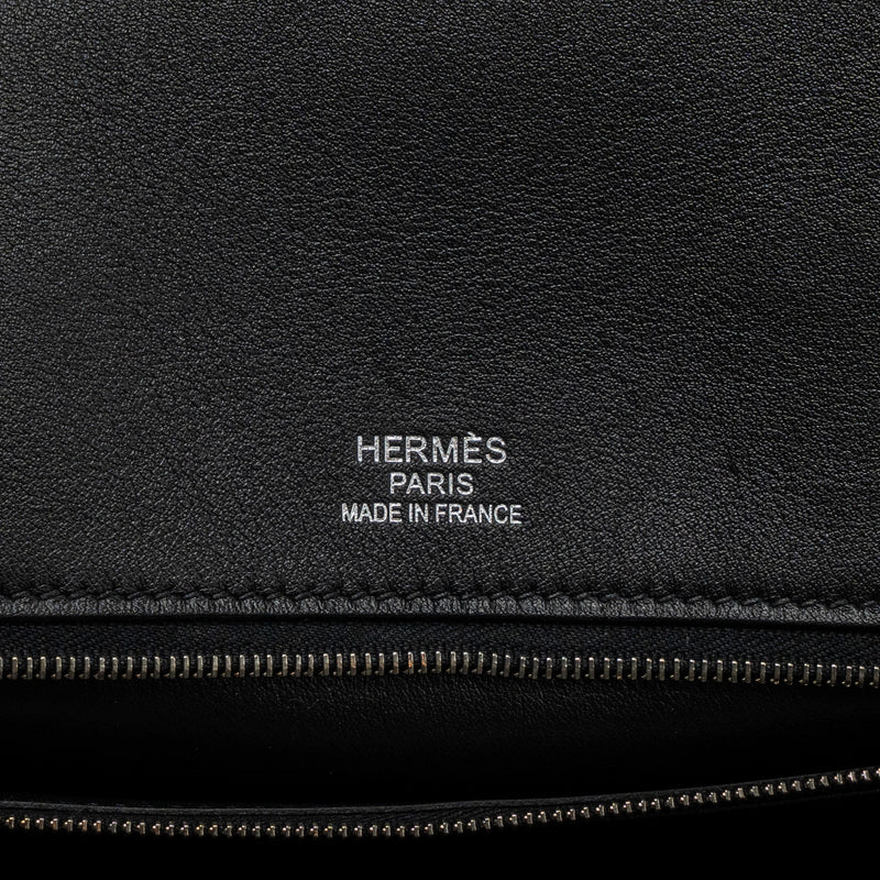 Hermes birkin 35 De camp Dechainee limited edition toile canvas / swift Black SHW Stamp A