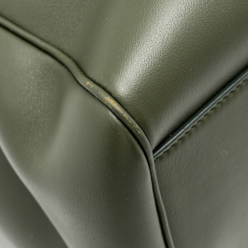 Celine Large Soft 16 Bag Smooth Calfskin Dark Green GHW