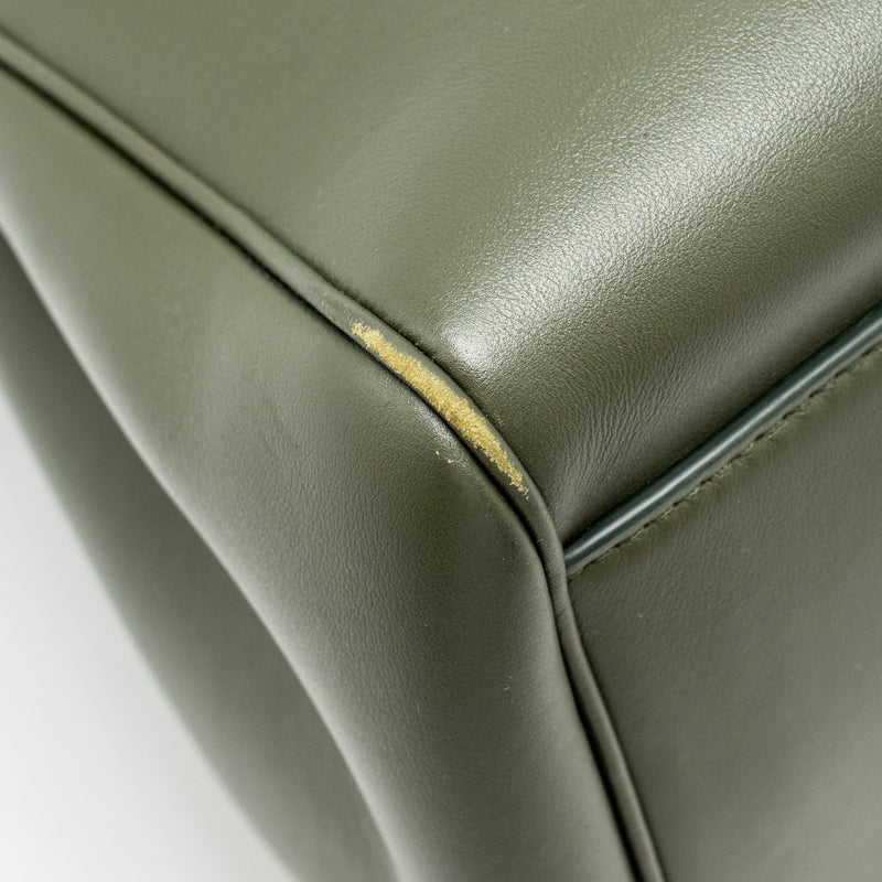 Celine Large Soft 16 Bag Smooth Calfskin Dark Green GHW