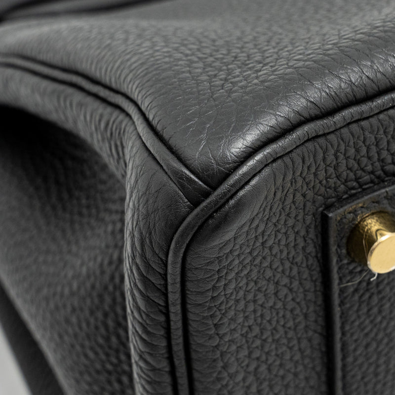Hermes Birkin 35 Togo Black GHW Stamp D