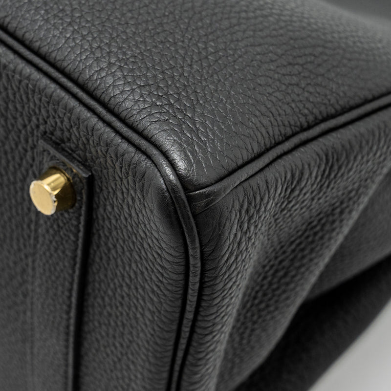 Hermes Birkin 35 Togo Black GHW Stamp D