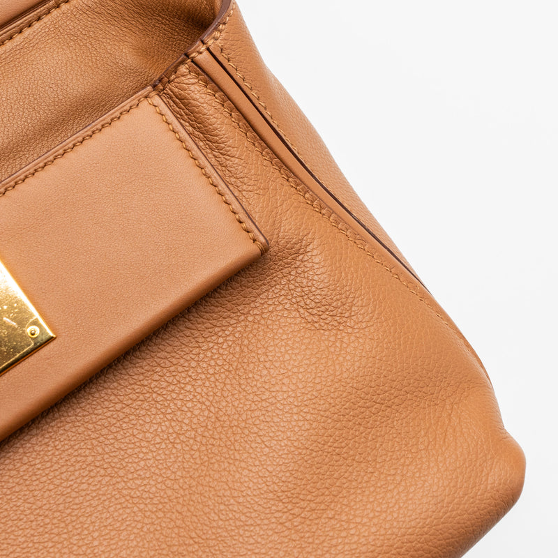 Hermes Mini 2424 Evercolor/ Swift Gold GHW Stamp U