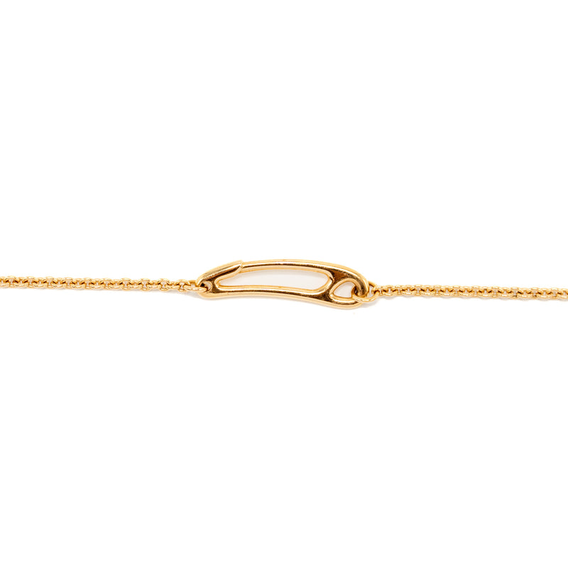 Hermes Size SH Chaine D’ancre Punk Bracelet yellow gold