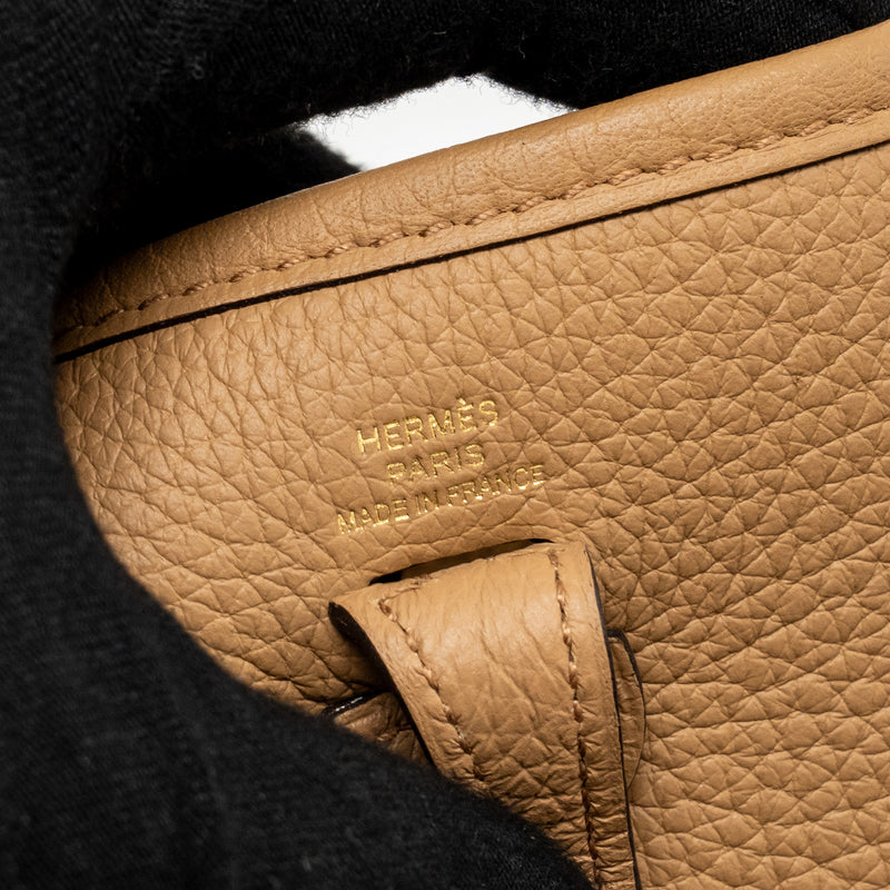 Hermes Mini Evelyne clemence chai multicolor strap SHW stamp U